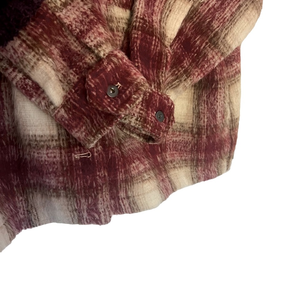 ZARA Plaid Overshirt Shacket Jacket Size L - Picture 9 of 16